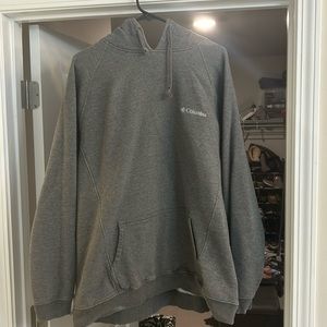 Columbia hoodie sweatshirt. XL, grey.